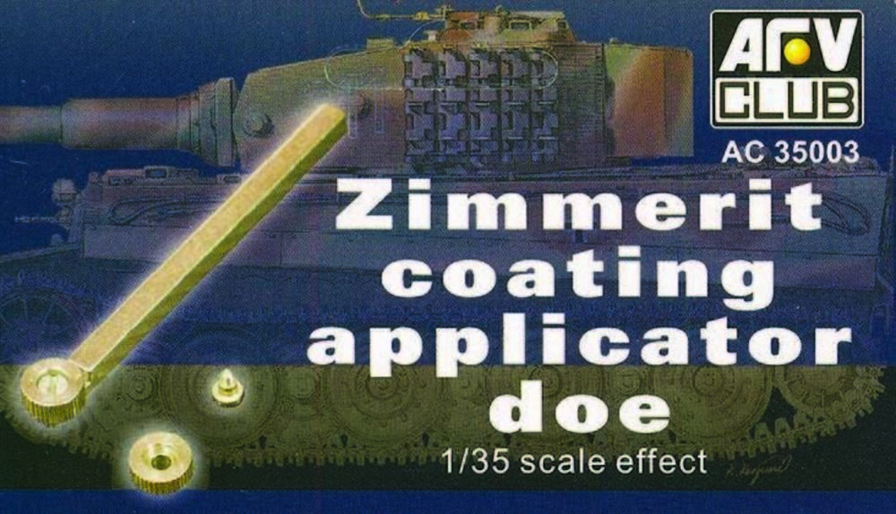Zimmerit Coating Applicator Doe 1/35 scale effect