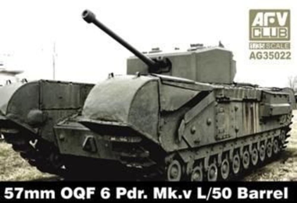 57mm OQF 6 Prd. Mk.V L/50 Barrel