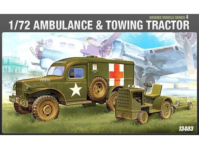 (1/72 US AMBULANCE & TRACTOR)