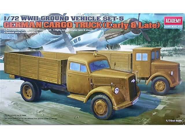 (1/72 GERMAN CARGO TRUCK E/L)