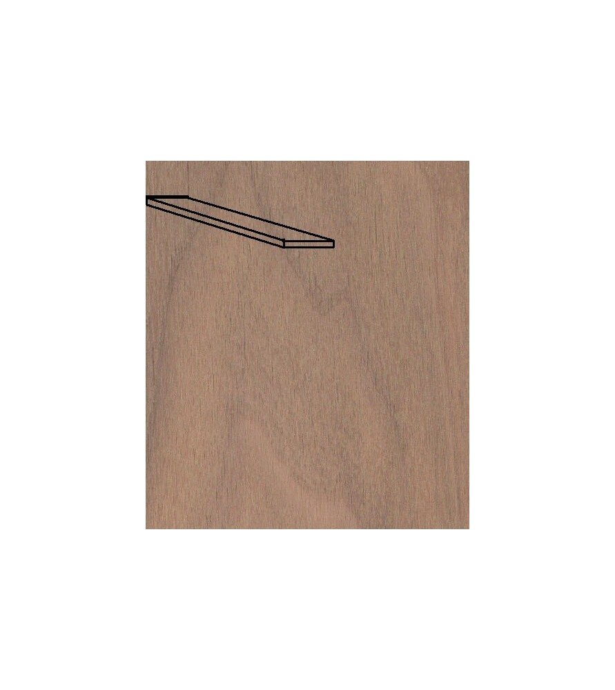 AMERICAN WALNUT VENEERS 0,6x4x1000mm PACK 25 PCS