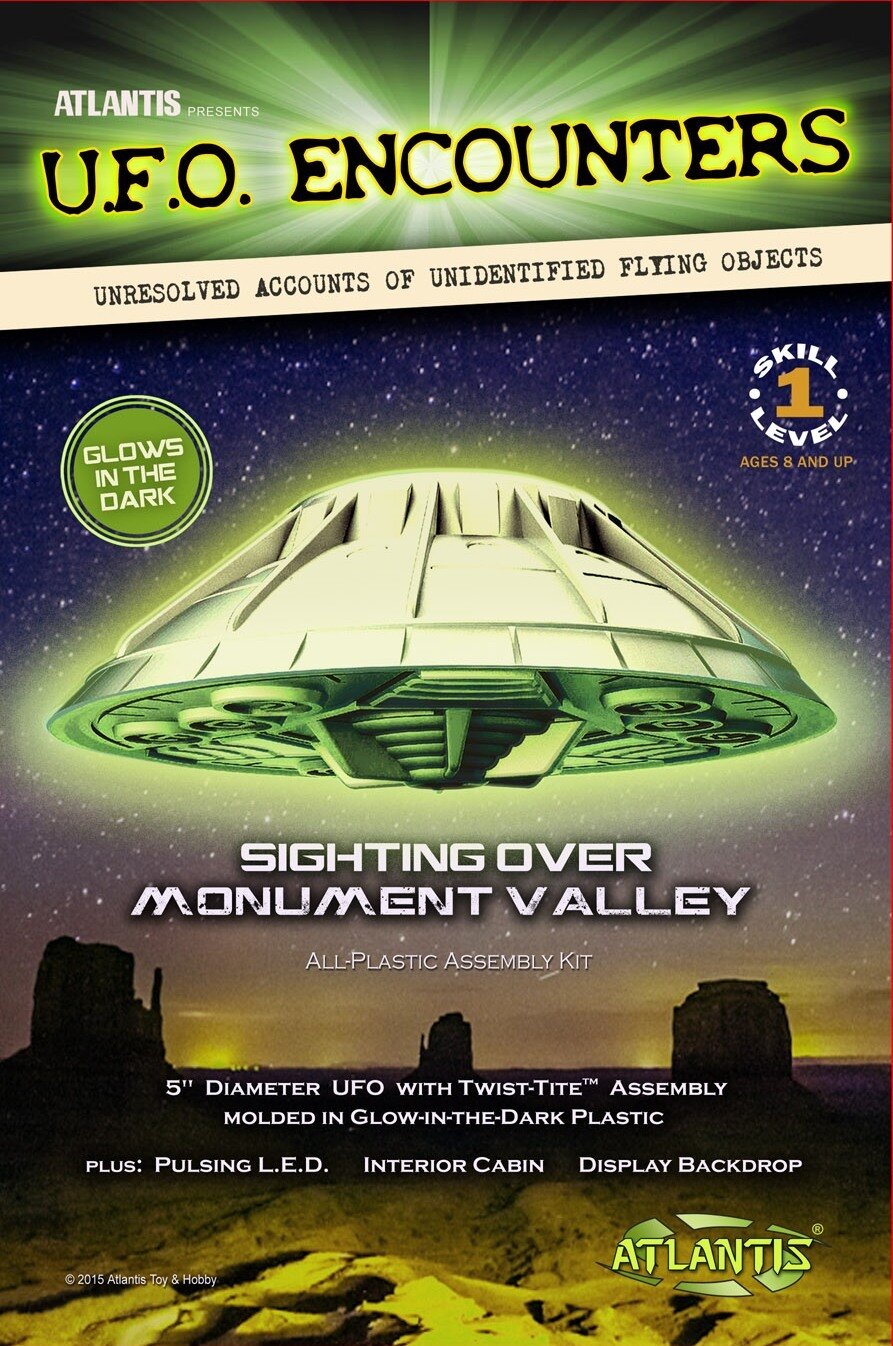 5″ Monument Valley UFO w/Light ( Glow in the Dark Edition)