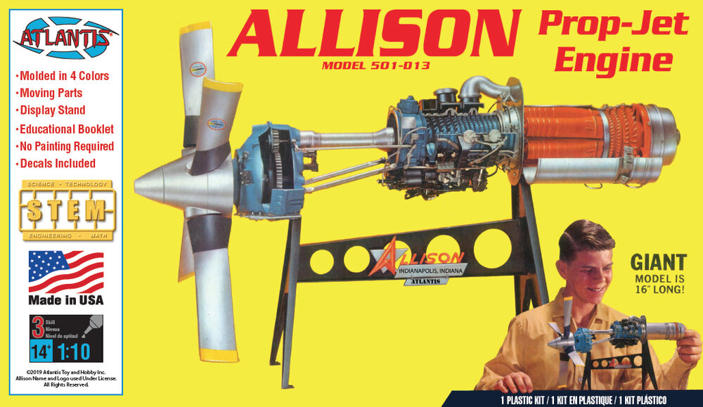 Allison Prop Jet 501-D13 Engine