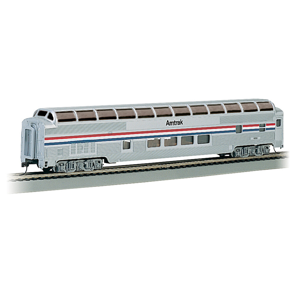 85' Budd Full-Dome Passenger Car Amtrak Phase II (Lighted)