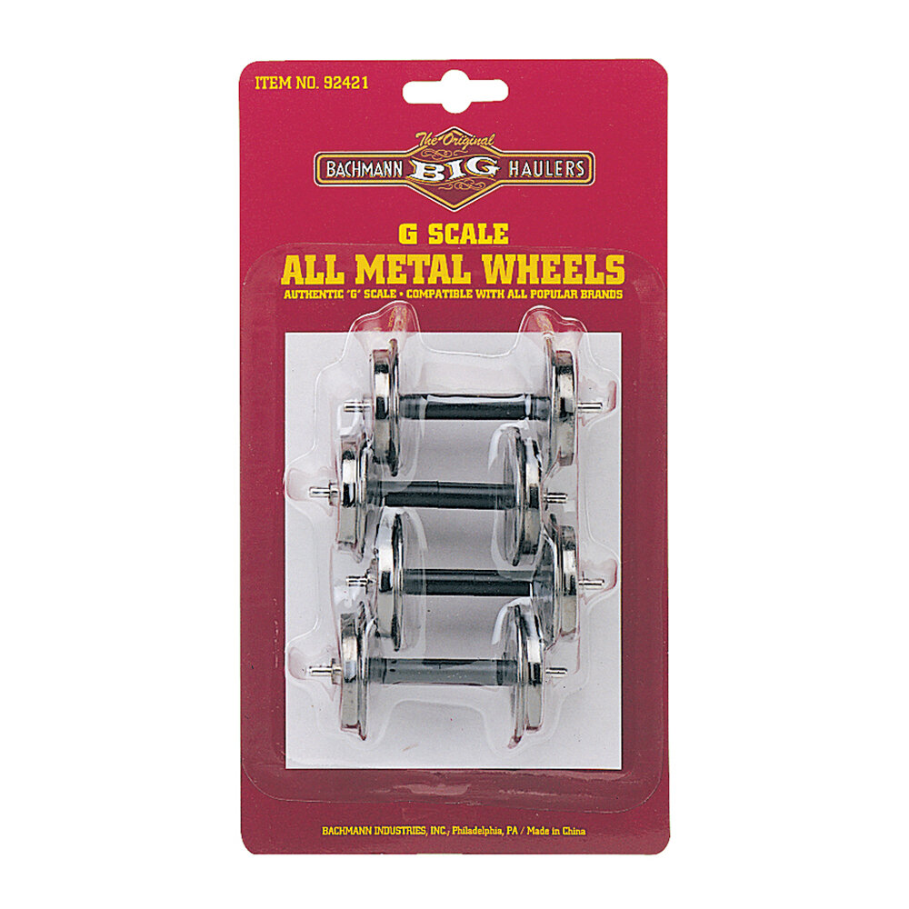 Large Metal Wheel Set 31.0mm (4/Card)