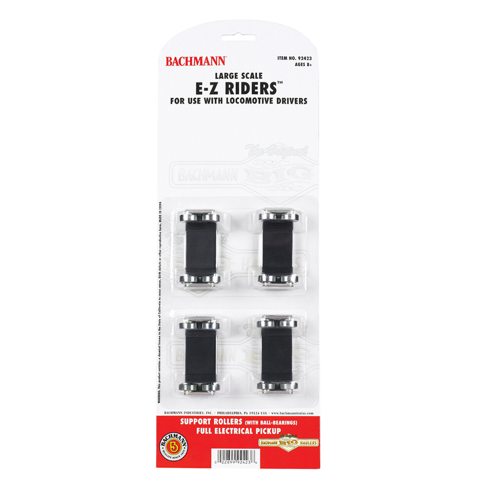 Large Scale E-Z Riders™ with Ball-Bearing Rollers (4/Pack)