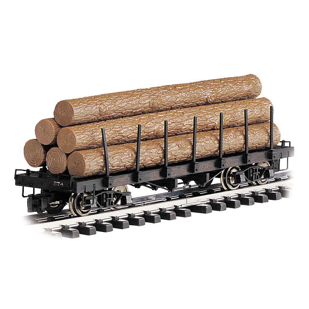 Flat Car with Logs