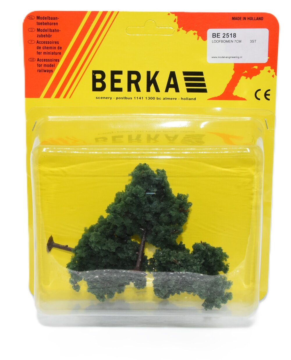 LOOFBOMEN 7CM 3ST