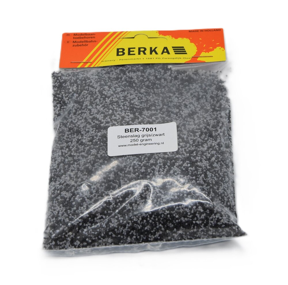 STEENSL.GRIJS/ZWART 250GR