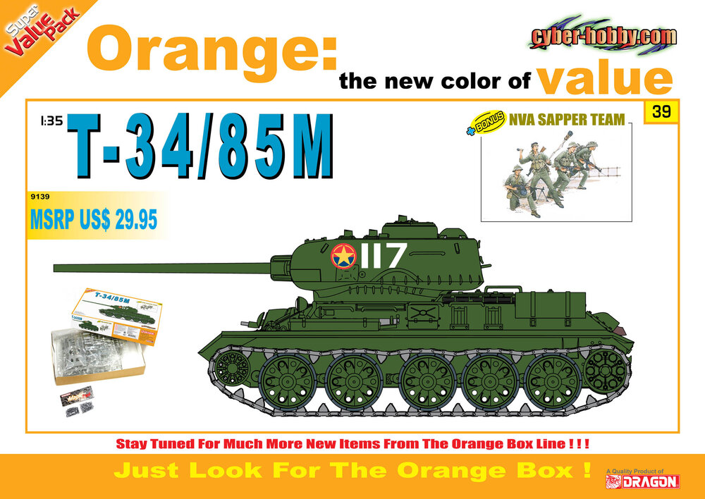 T-34/85M + NVA Sapper Team