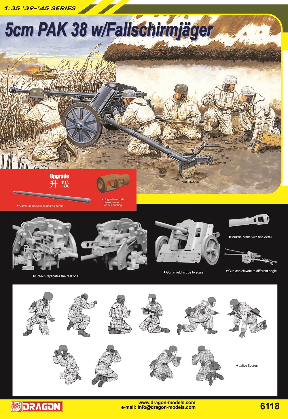 5cm PAK38 w/Fallschirmjager