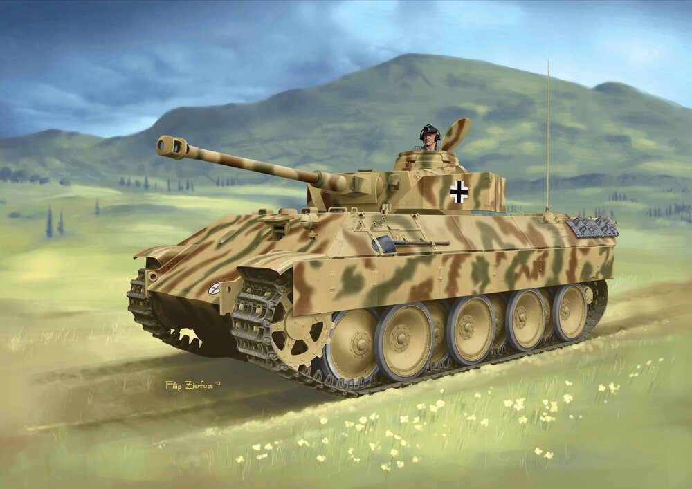 1/35 Bergepanther mit Aufgesetzem Pz.Kpfw.IV