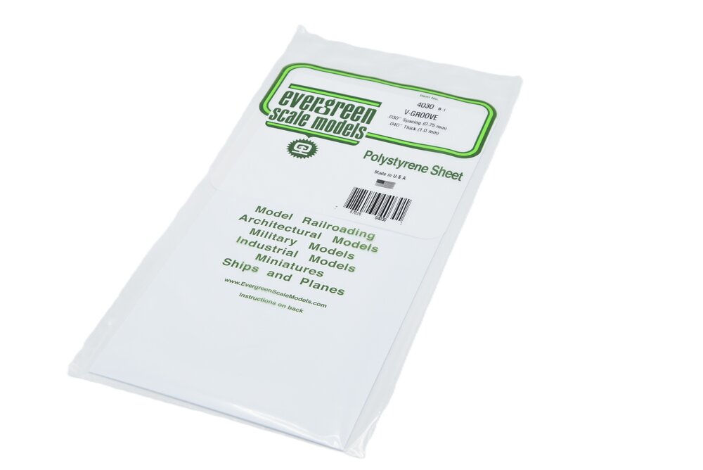 Gegroefd - 1mm dik - plankbreedte 0.8