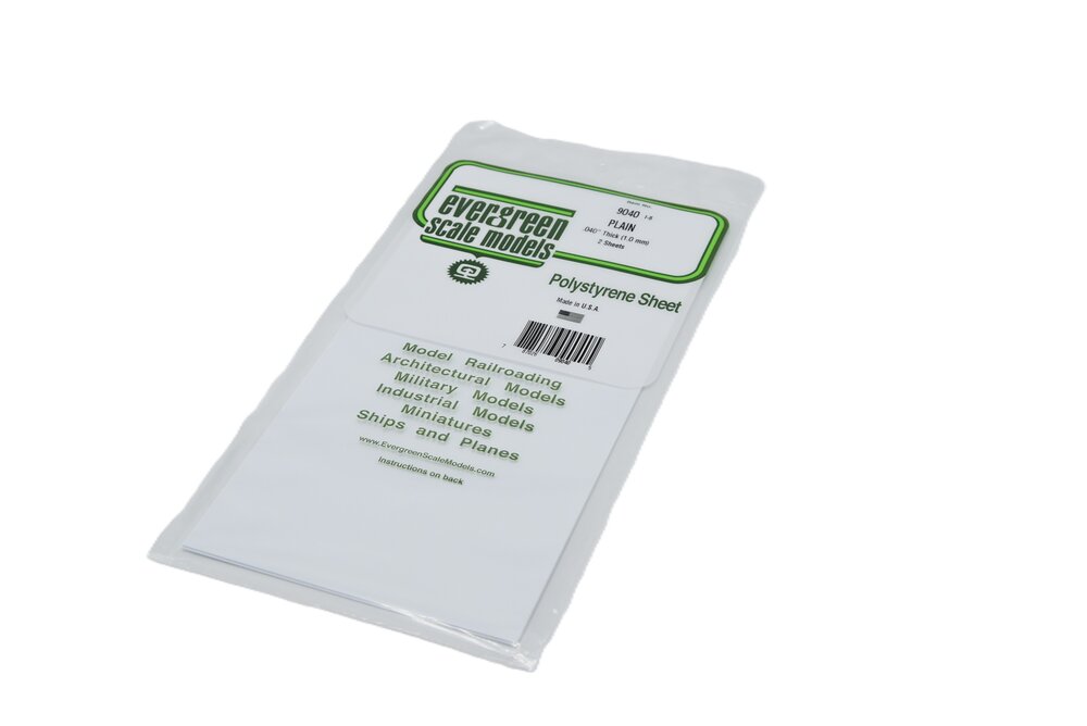 Gladde plaat 152x292 mm - Wit 1