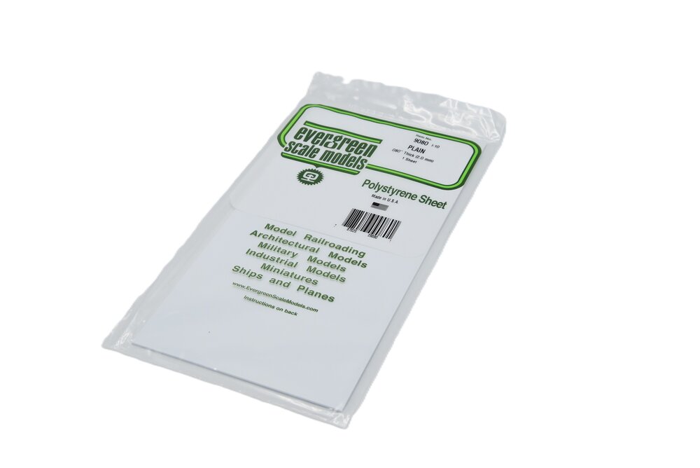 Gladde plaat 152x292 mm - Wit 2