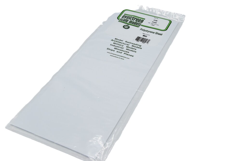 Gladde plaat 20x53cm - 125 wit (1)