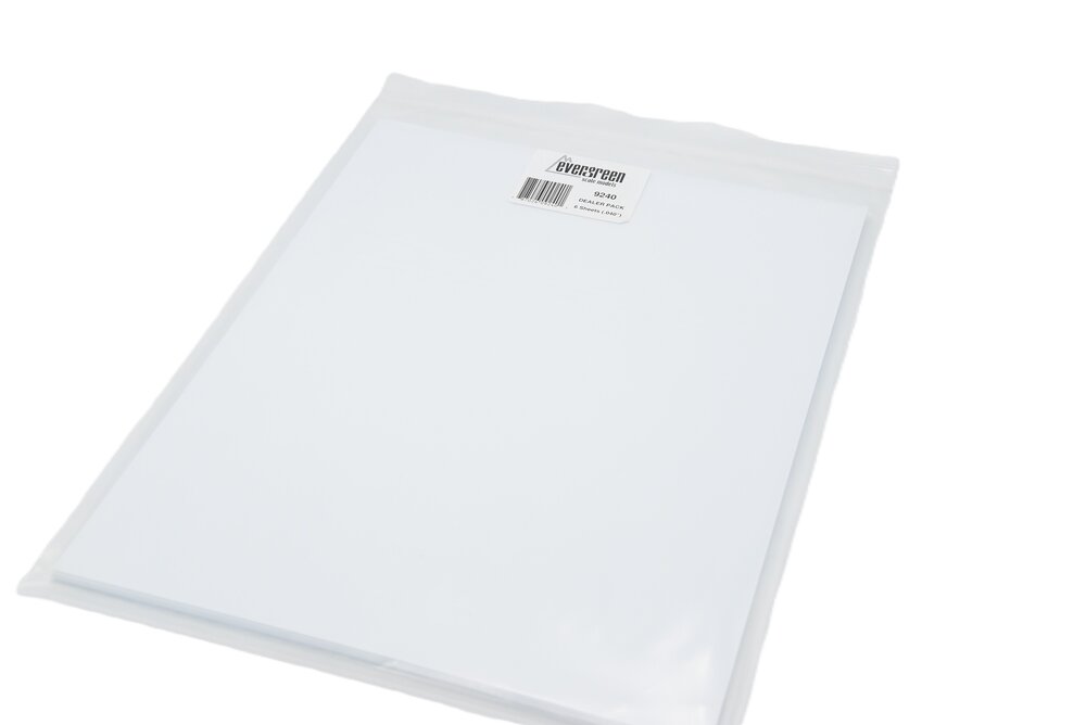 Gladde plaat 152x292 mm - Wit 1 (1)