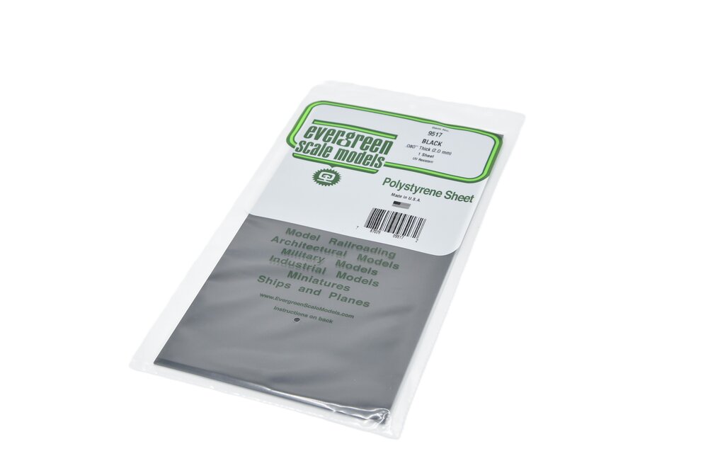Gladde plaat, zwart 152x292 mm -plaat (4)