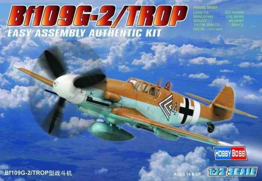 BF109 G-2 TROP 1:72