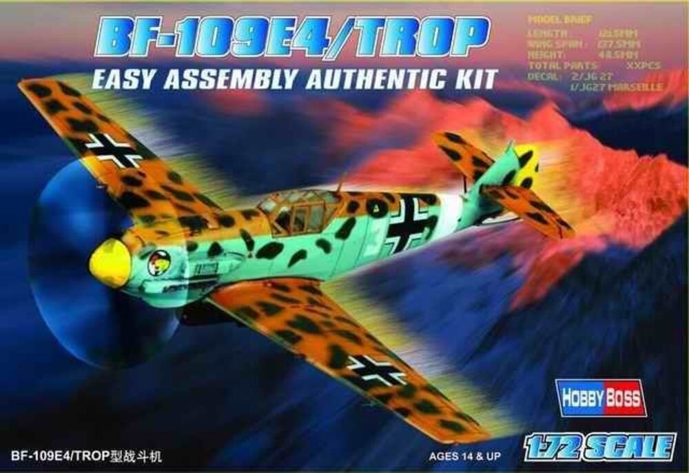 BF109 E4 TROP 1:72
