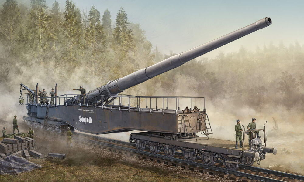 280MM K5(E)RAILW.GUN 1:72