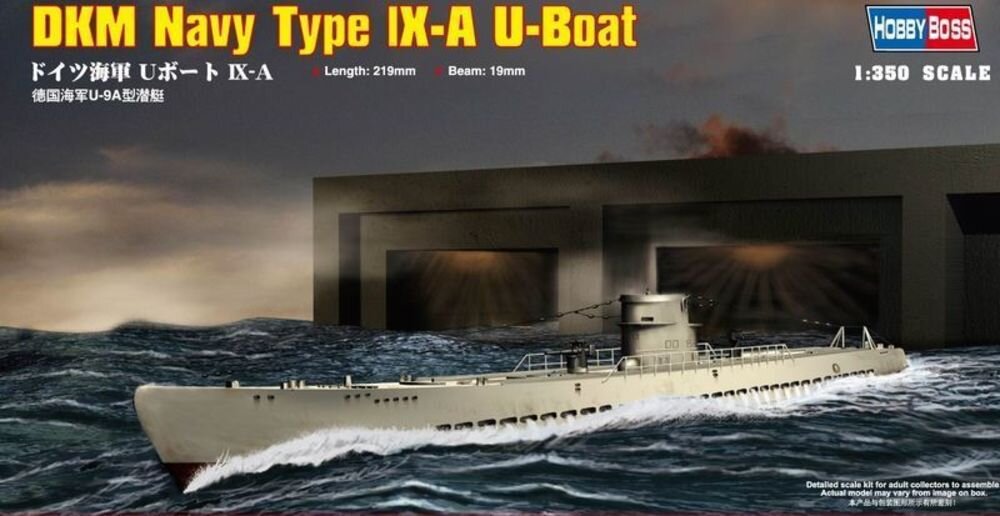 DKM NAVY TYPE IX-A 1:350