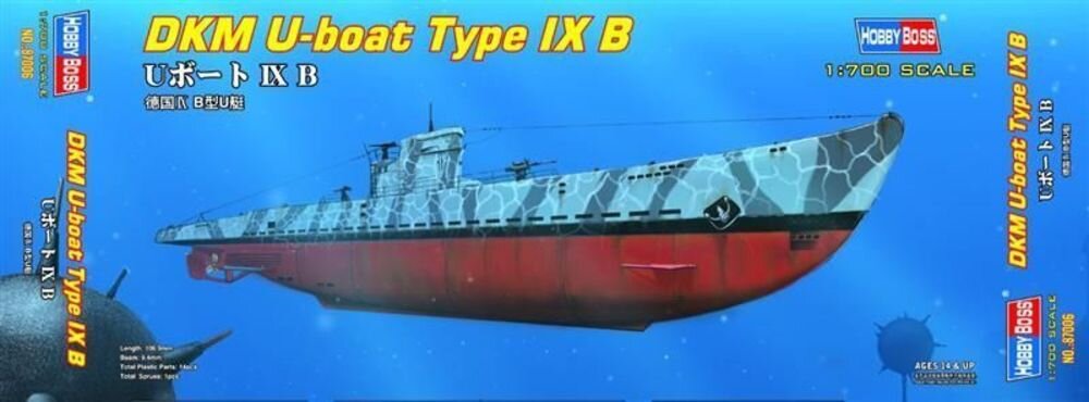 DKM NAVY TYPE IX-B 1:700