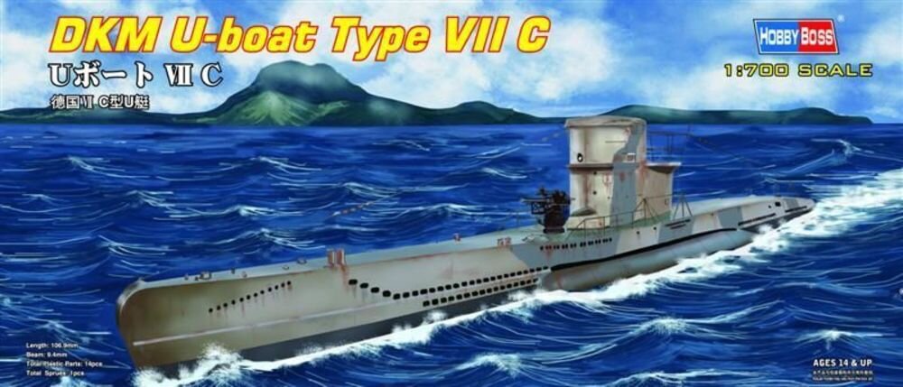 DKM NAVY TYPE VII C 1:700