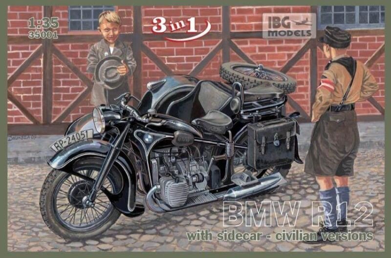 BMW R12 W/SIDEC. CIV.1:35