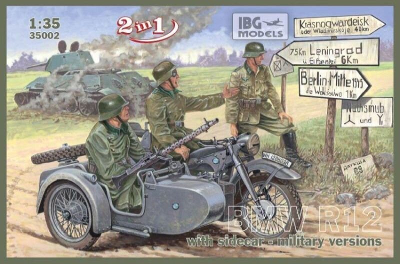 BMW R12 W/SIDEC. MIL.1:35