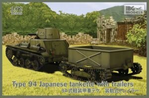 Type 94 Japanese tankette w/trailers (2)