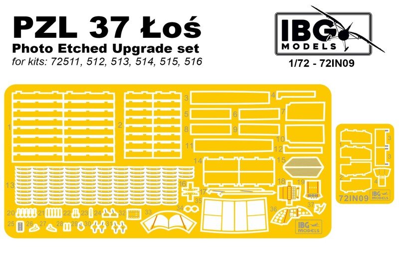 PE Upgrade set for PZL37 Los