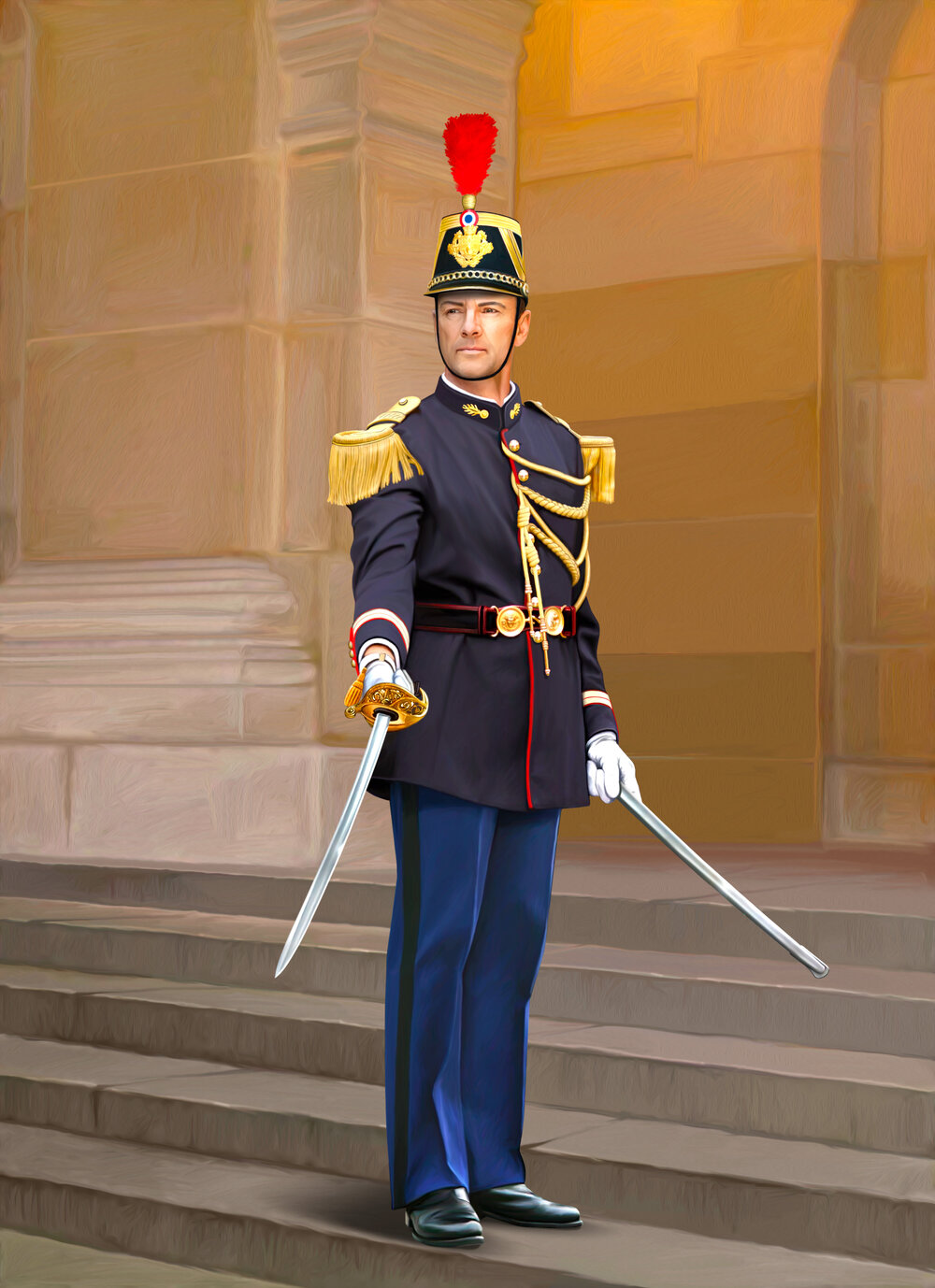 French Republican Guard Officer