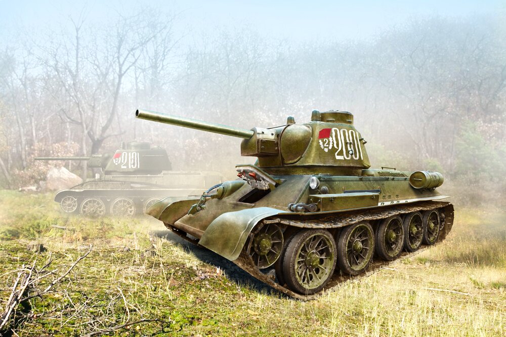 Ð¢-34/76 (late 1943 production), WWII Soviet Medium Tank