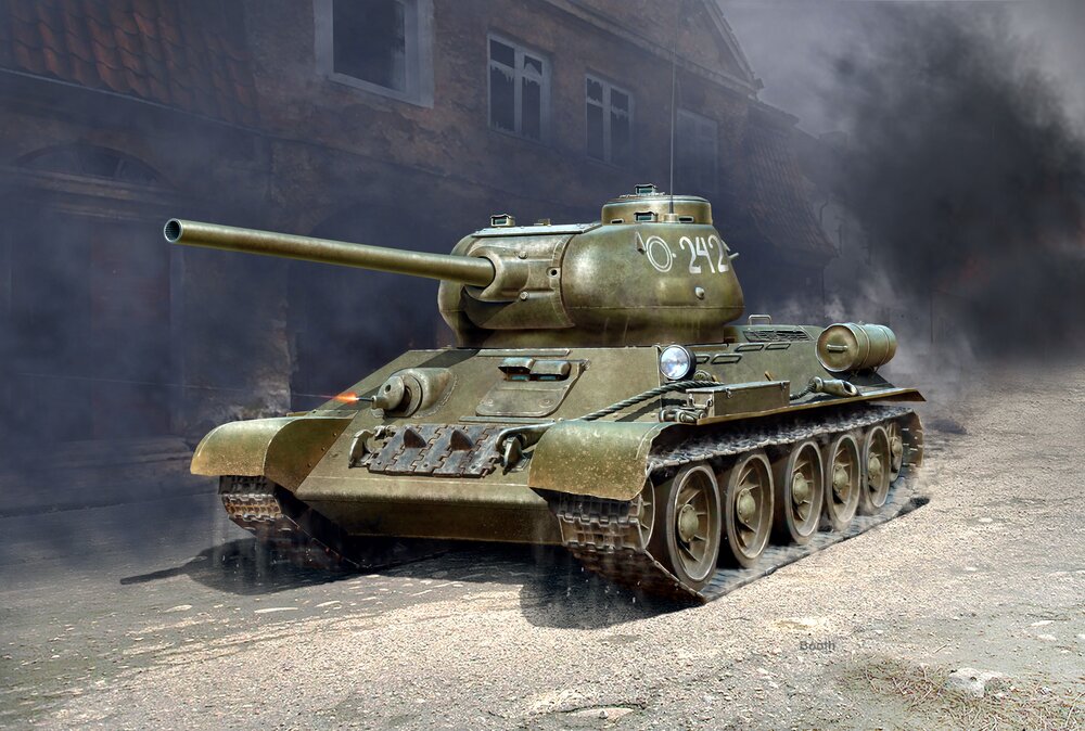 Ð¢-34-85, WWII Soviet Medium Tank