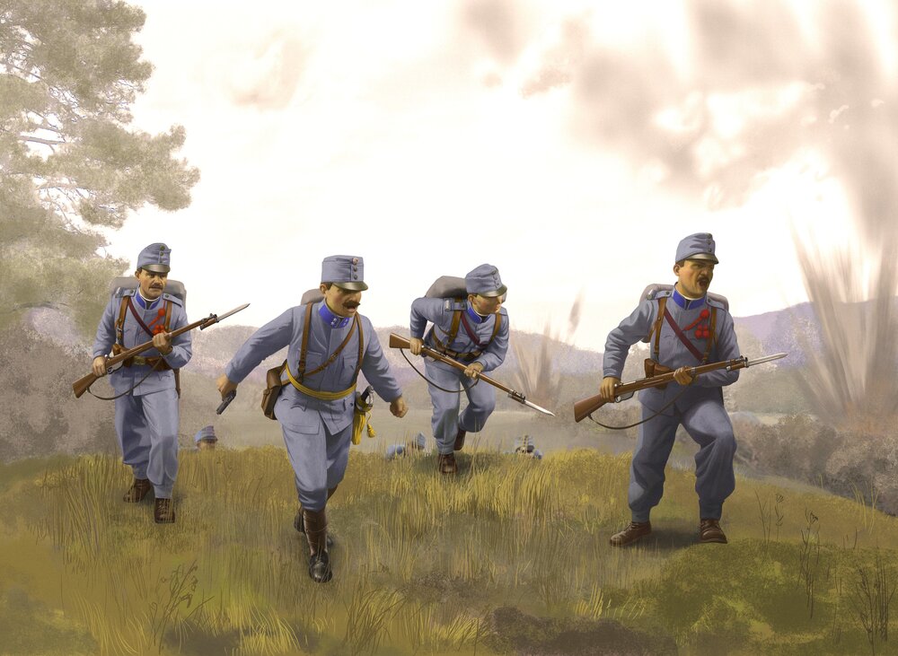 Austro-Hungarian Infantry (1914) (4 figures)