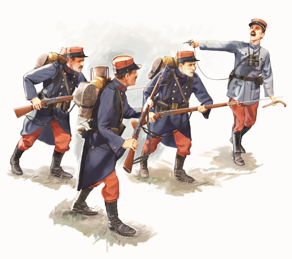 French Infantry (1914) (4 figures)
