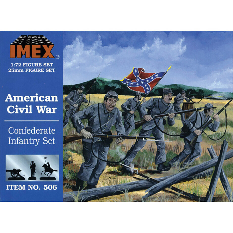 CONFEDERATE INFANTRY 1:72