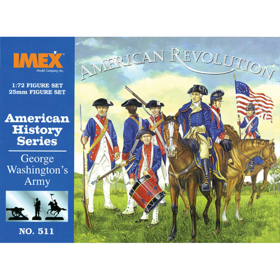 G.WASHINGTON'S ARMY 1:72