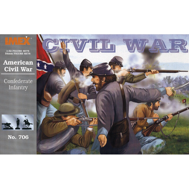 CONFEDERATE INFANTRY 1:32