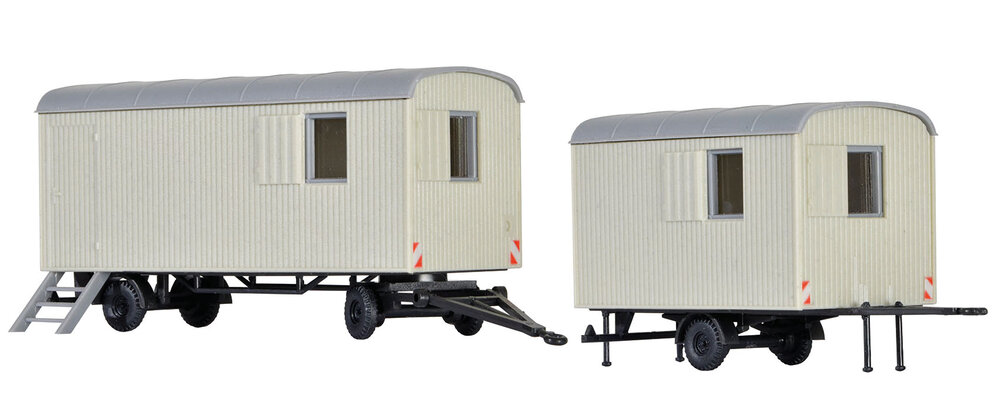 H0 Bauwagen, 2 Stueck