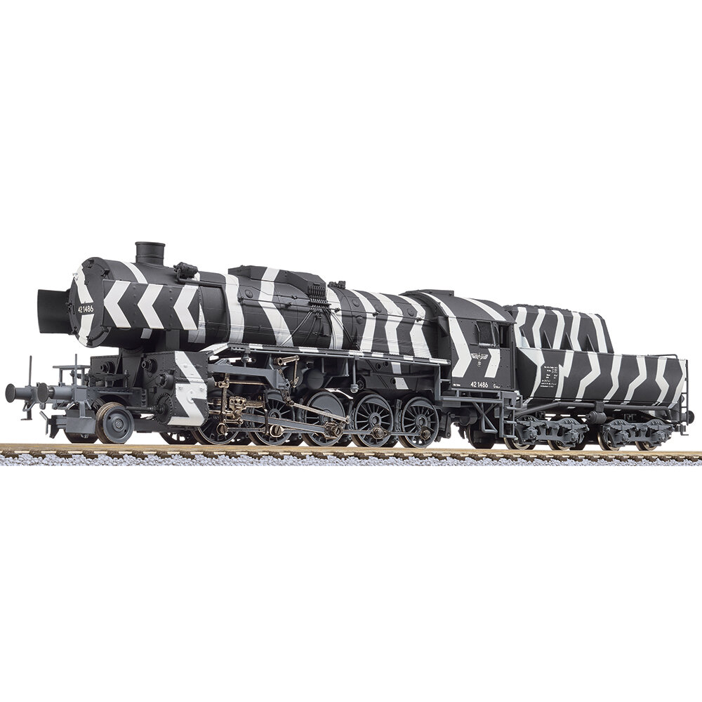 BR 42, 42 1486, winter camouflage, Ep. II