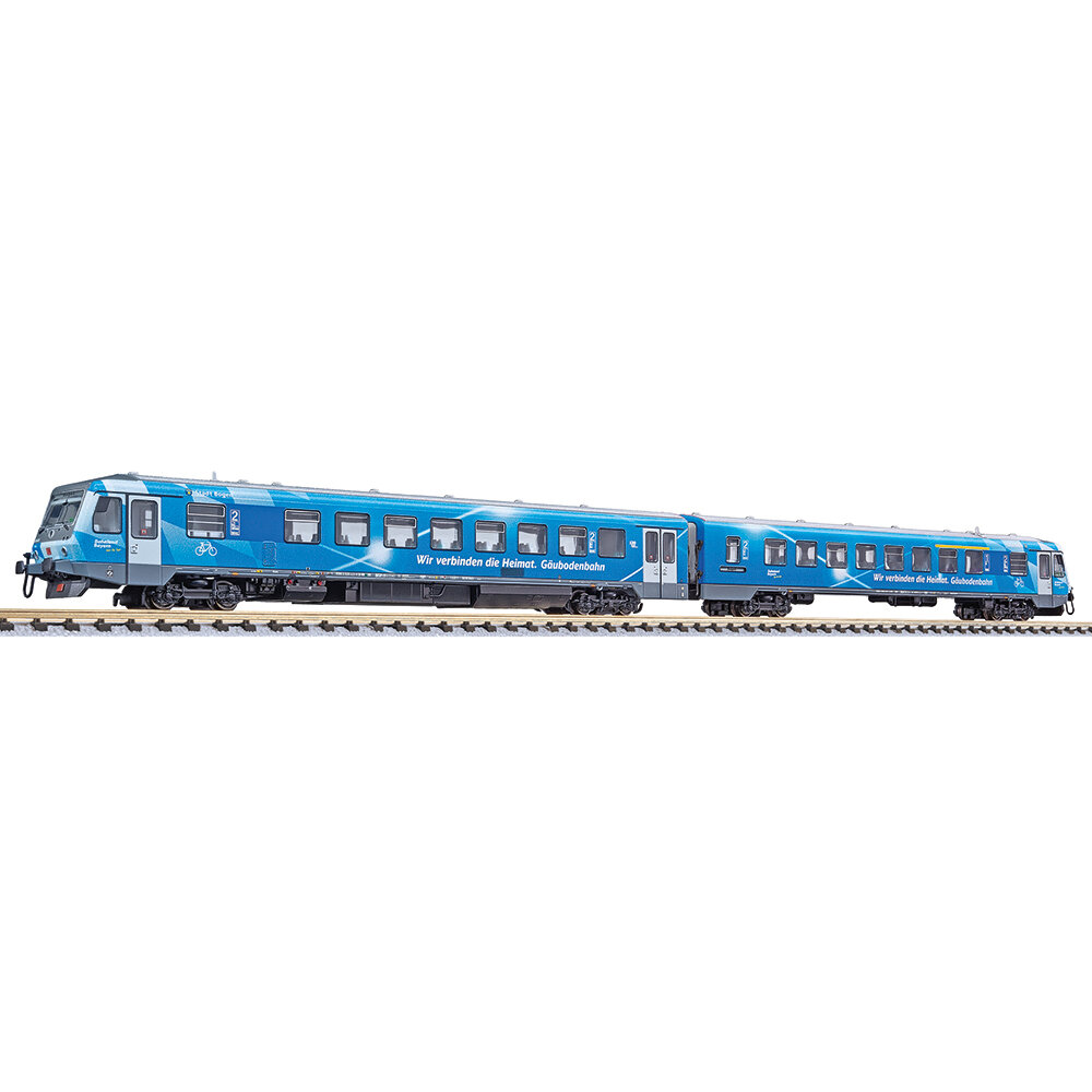 2-unit diesel railcar, class 628.4/928.4, ″Rautenzug″ of Gäubodenbahn, DB AG, Ep.VI