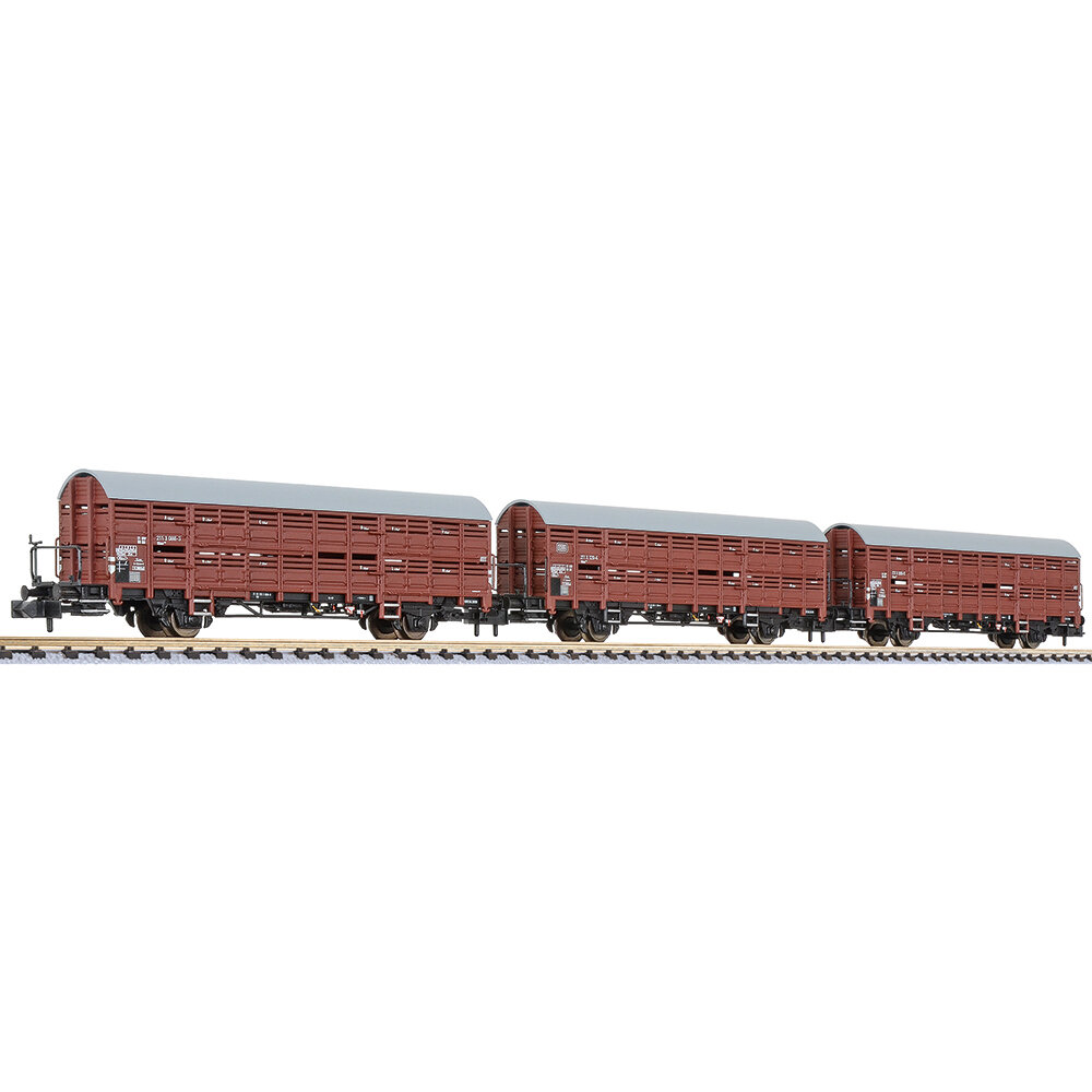 3-unit set, Hbes 358, DB, period IV, 1970, platform