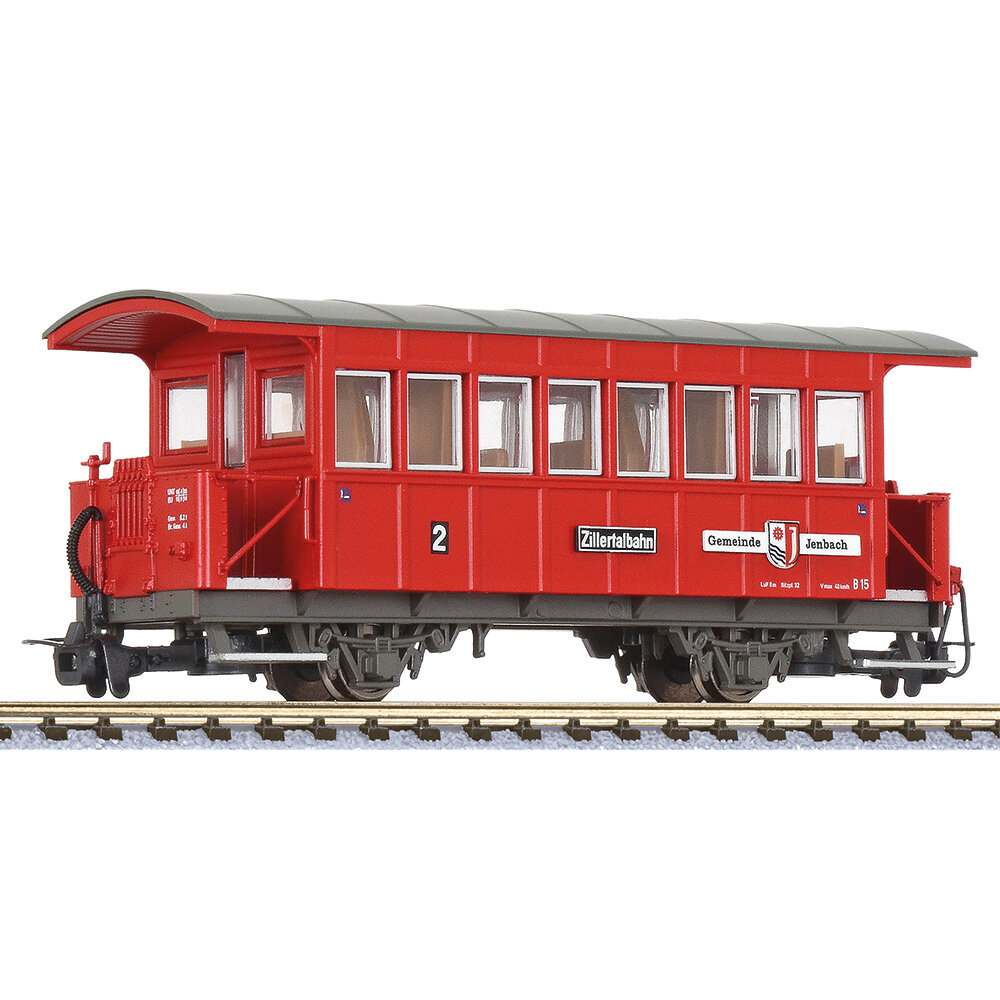 2-axle coach Bi, Jenbach, Zillertalbahn (new platform)