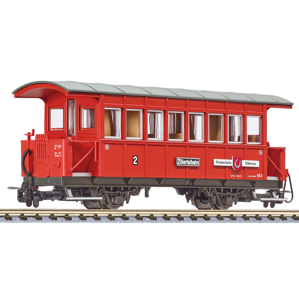 2-axle Coach Bi, ″Uderns″, AB 2, Zillertalbahn, Ep.VI