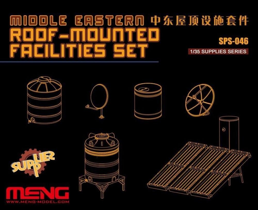 Middle Easters Roof-mounted Facilities Set (Resin)