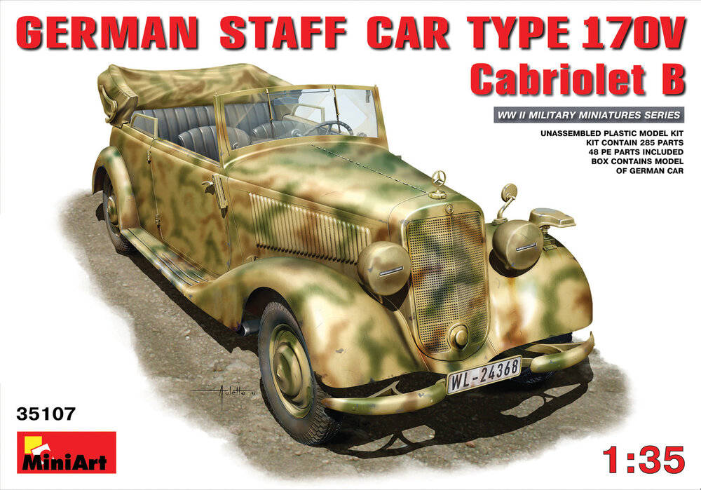German Staff Car 170V Cabr. 1/35