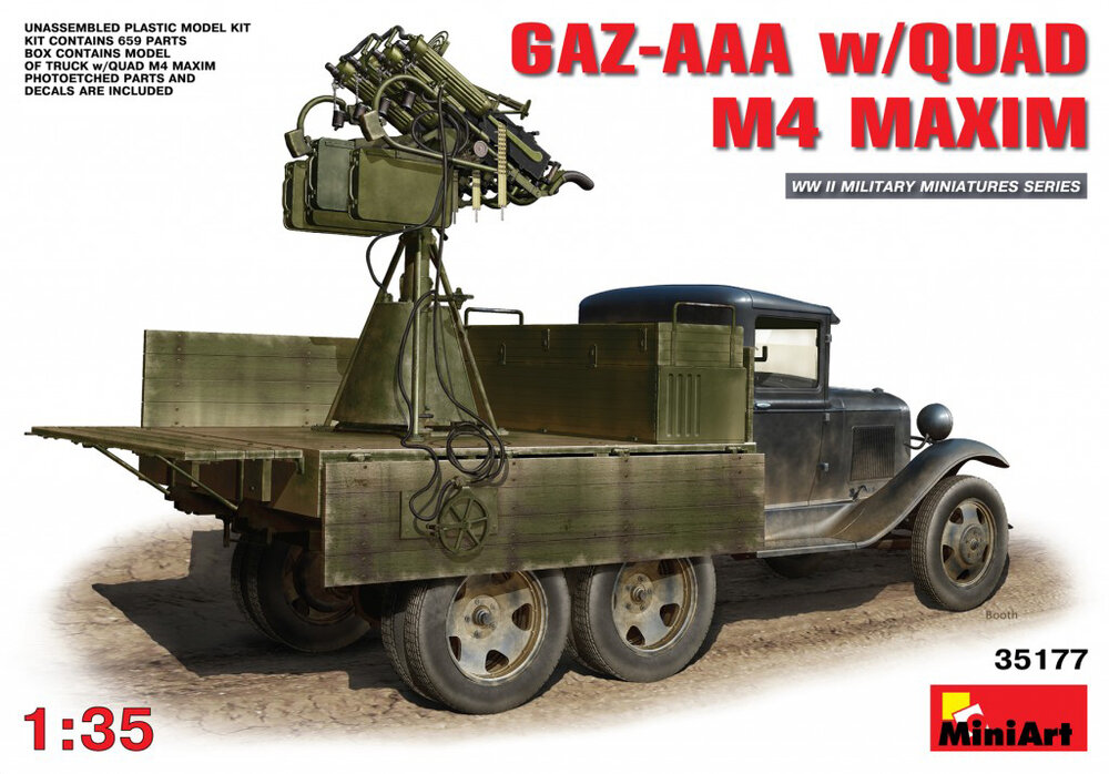 GAZ-AAA w/Quad M4 Maxim 1/35