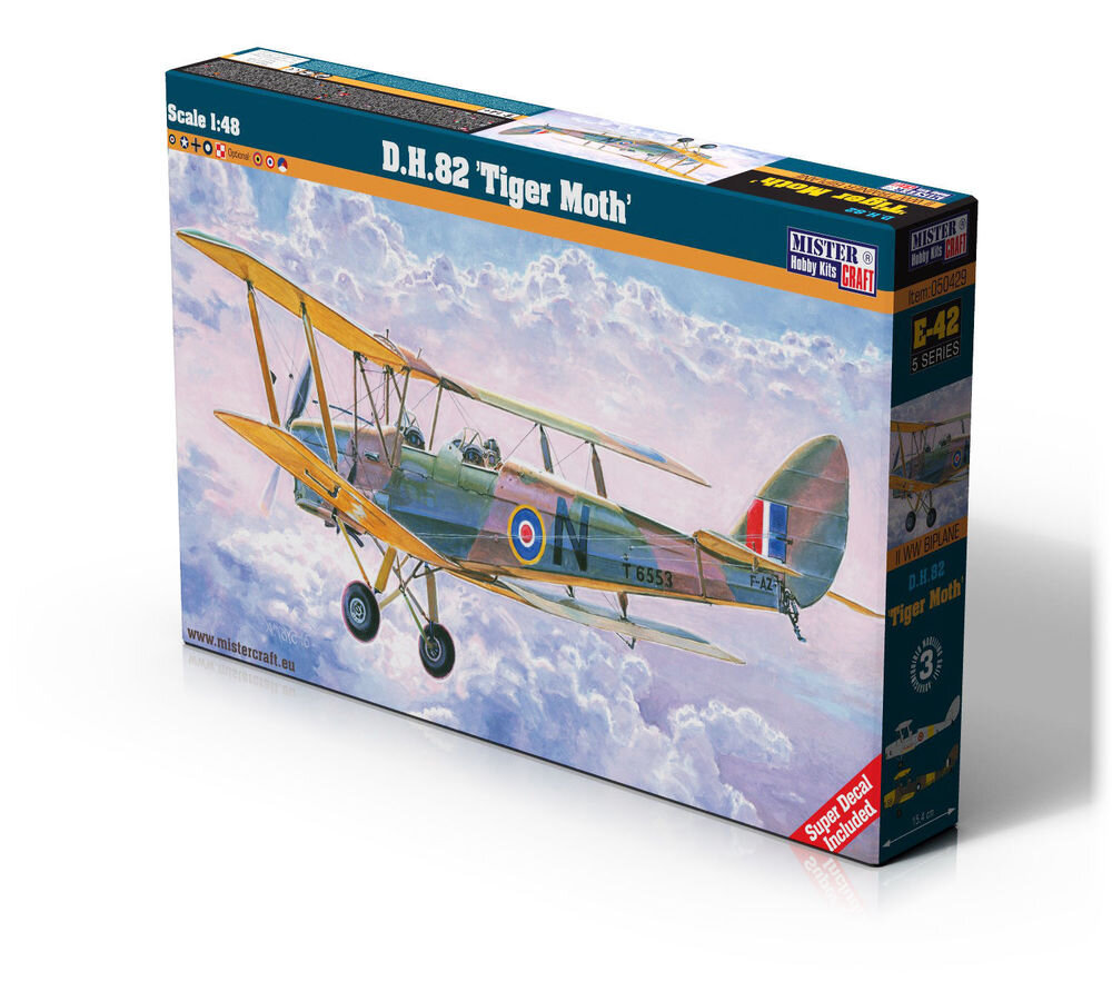 D.H 82 ″Tiger Moth″ NL/BE decals